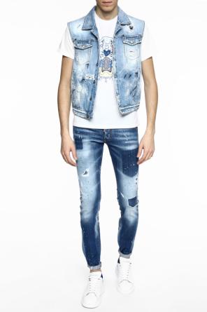Denim vest with holes, zdjęcie 2 Denim vest with holes od Dsquared2